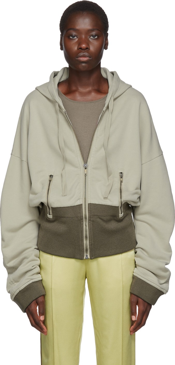 Haider Ackermann Taupe Perth Hoodie