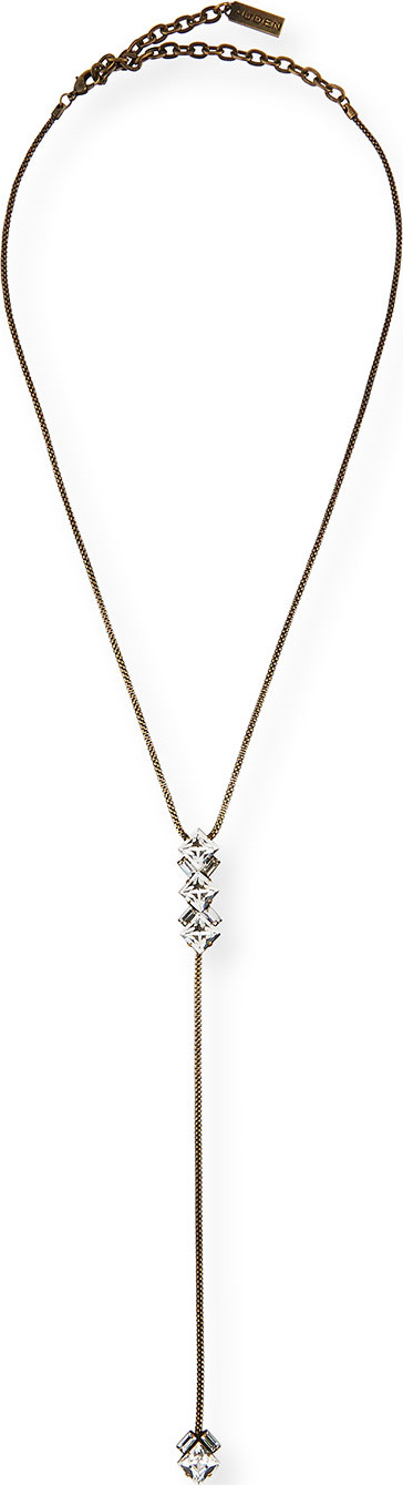 Auden Dylan Crystal Lariat Necklace