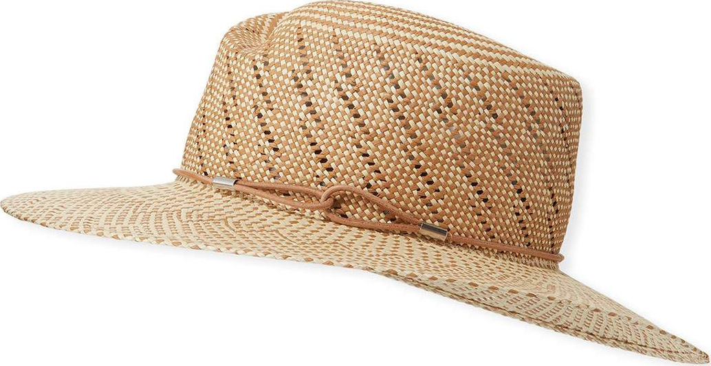 Rag & Bone Zoe Two-Tone Straw Hat