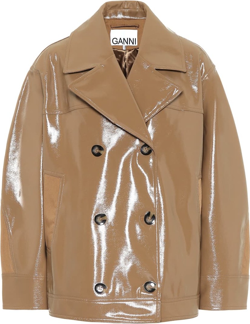 Ganni Patent faux leather jacket Ganni Patent faux leather jacket