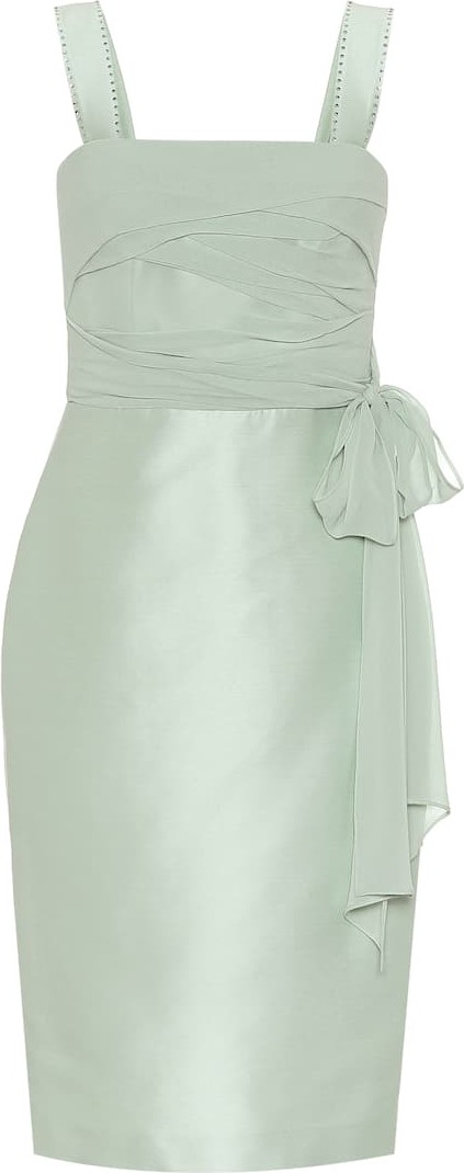 Max Mara Bardies cotton and silk sheath dress