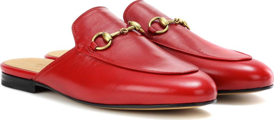 Gucci Princetown leather slippers