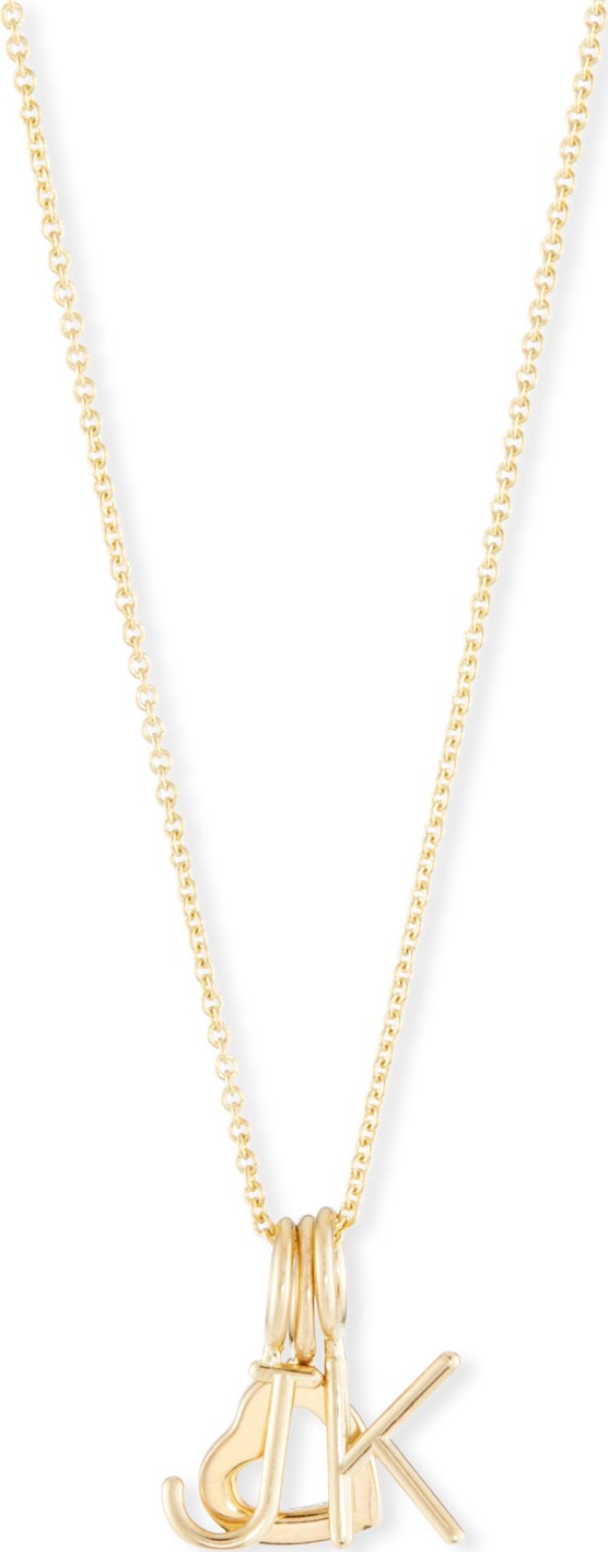 Sarah Chloe Mini Amelia Layered Initial Pendant Necklace