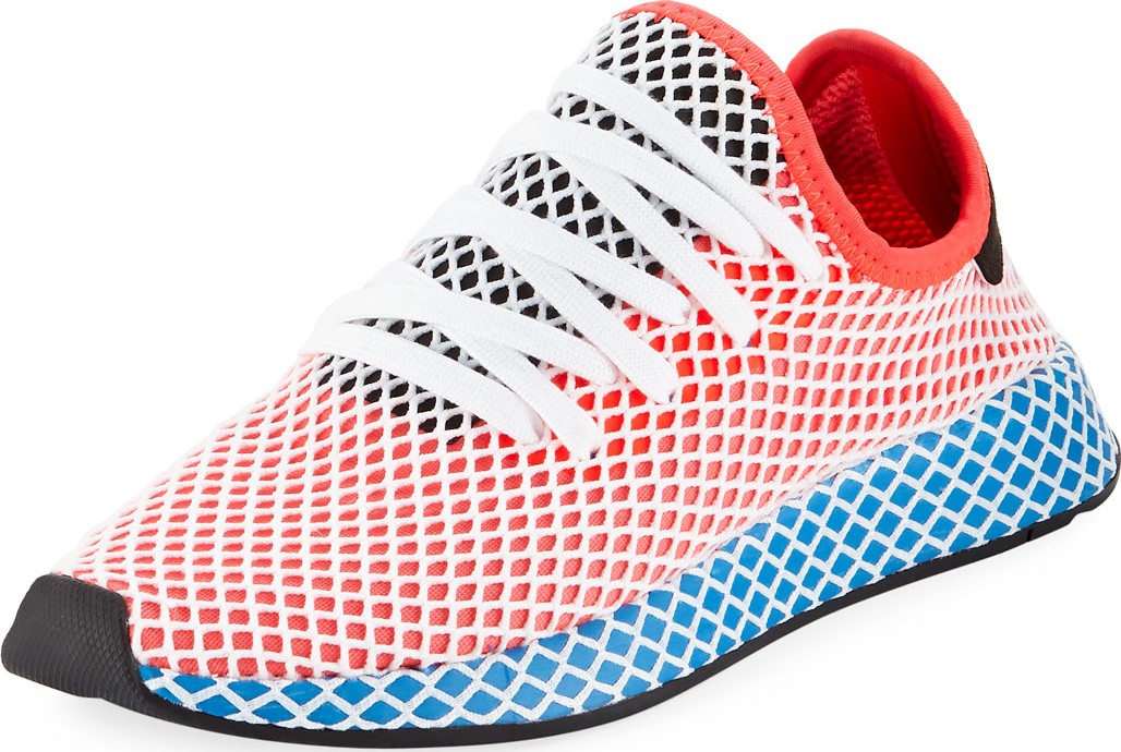 Adidas Men's Deerupt Training Sneakers, Red