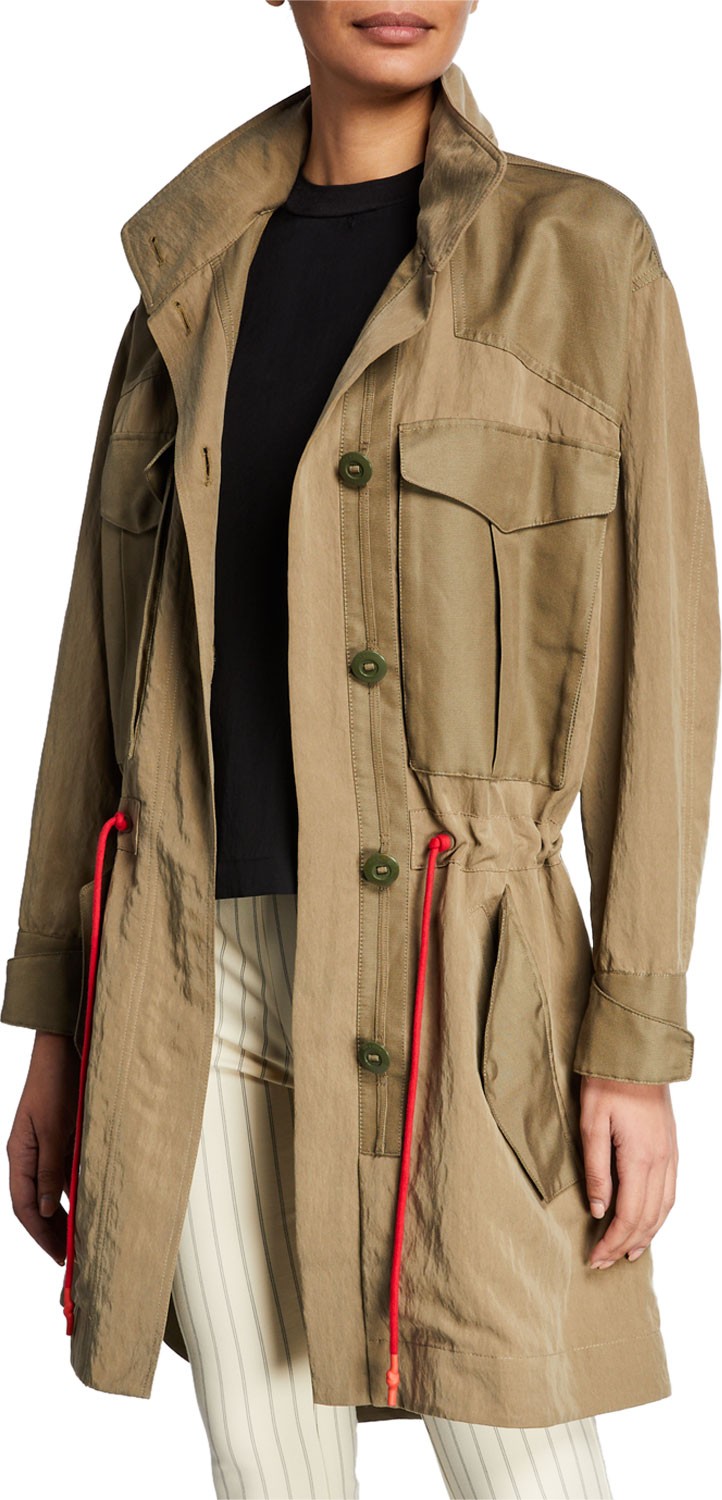 Rag & Bone Voltaire Hooded Button-Front Parka