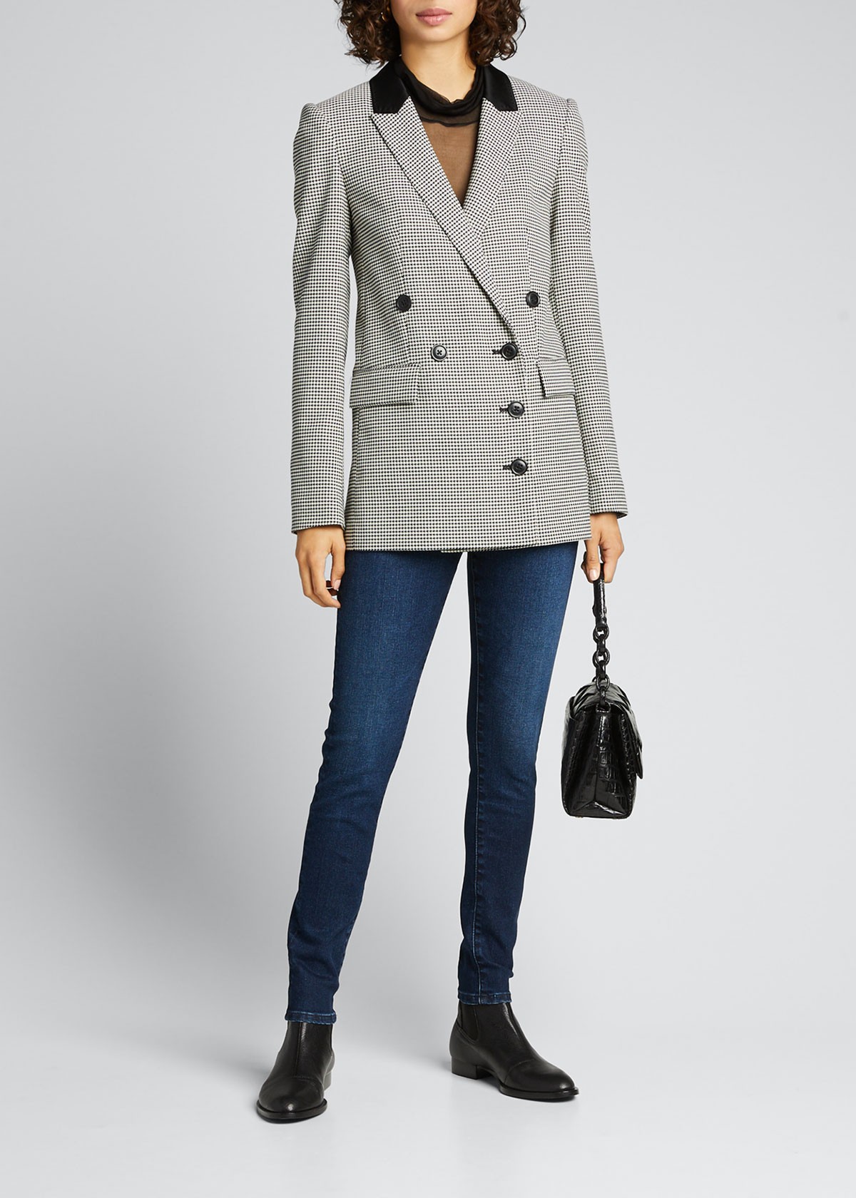 AG Jeans Farrah High-Rise Skinny Ankle Jeans