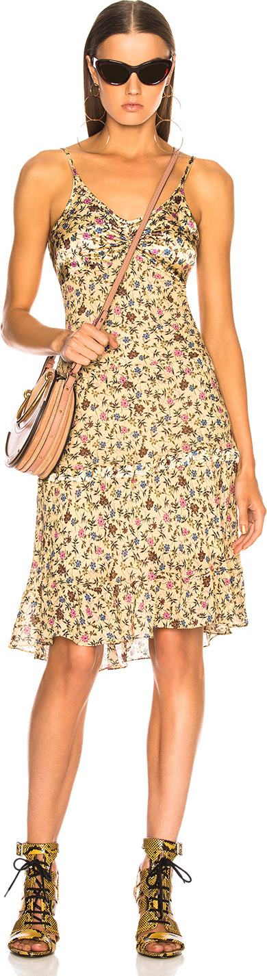 Chloe Floral Print Slip Dress