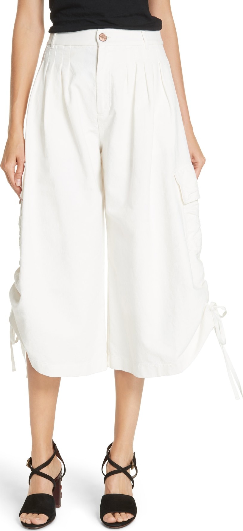 See By Chloé Crop Wide Leg Trousers
