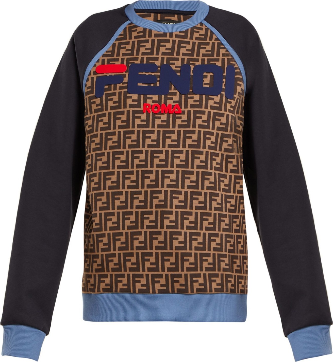 Fendi Mania logo-print cotton sweatshirt