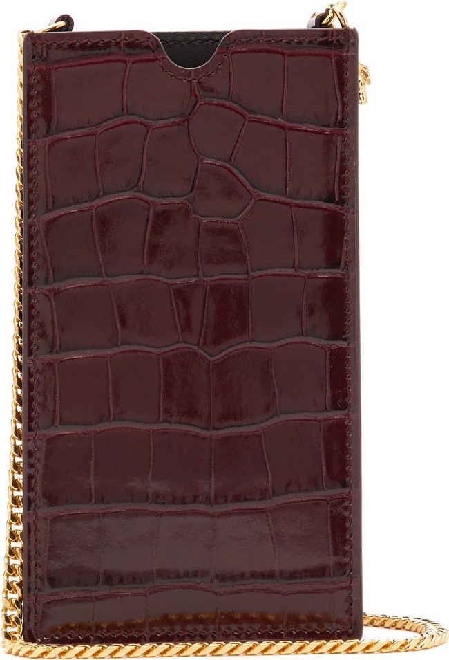 Alexander McQueen iPhone® X case leather cross-body bag