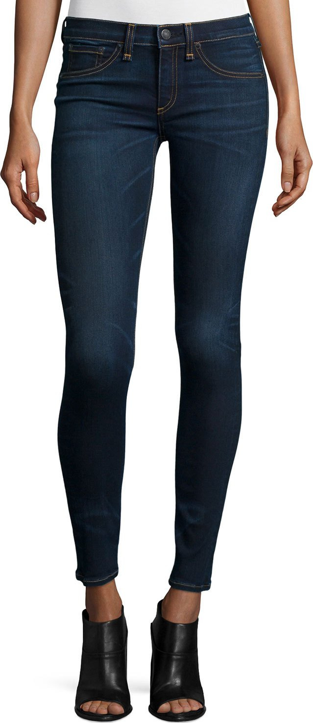Rag & Bone Low-Rise Skinny Jeans, Bedford