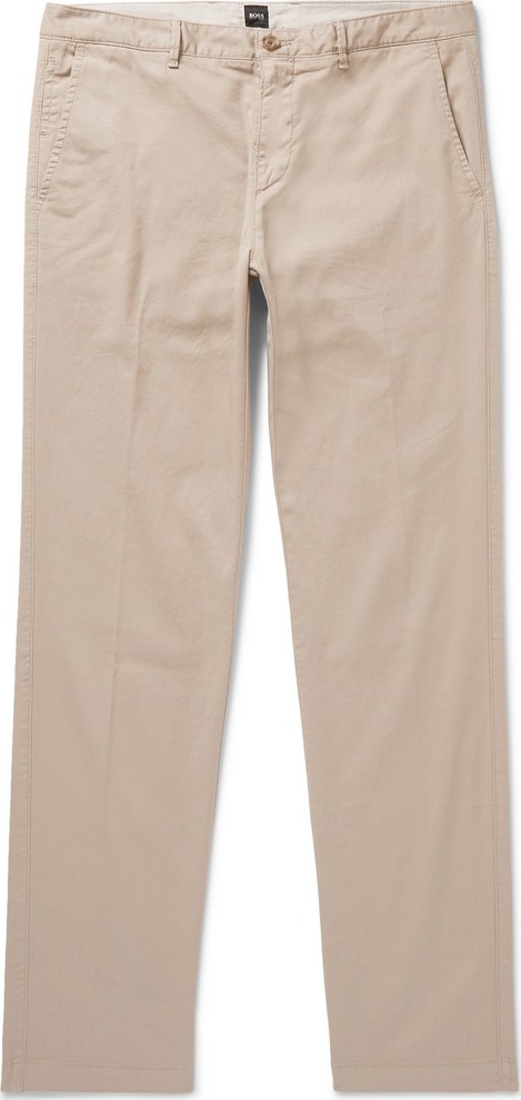 HUGO BOSS Crigan Slim-Fit Stretch-Cotton Twill Chinos