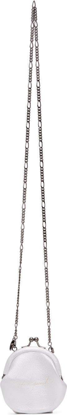 Yohji Yamamoto Silver Mini Coin Pouch