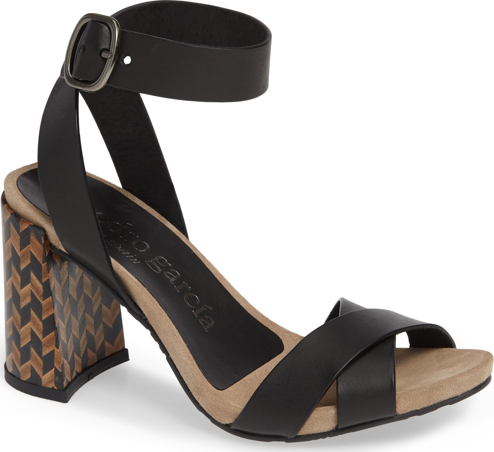 Pedro Garcia Yemba Embellished Heel Sandal