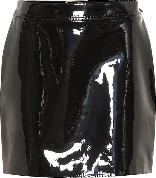Saint Laurent Patent leather miniskirt