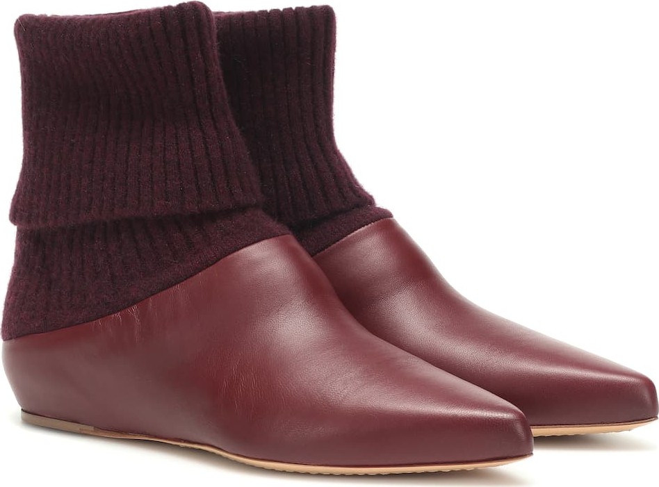 Gabriela Hearst Rocia leather ankle boots