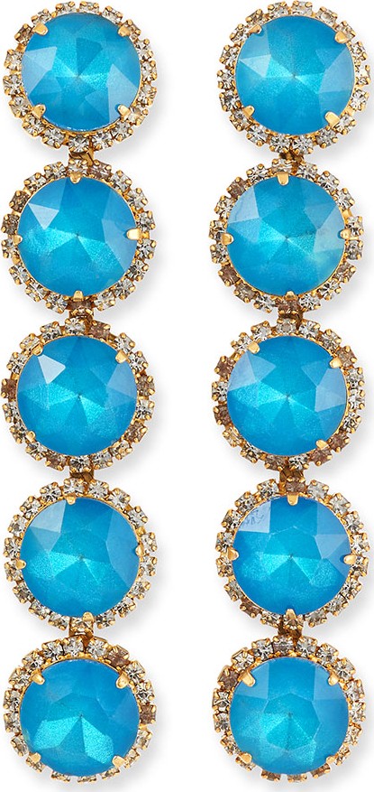 Elizabeth Cole Maya 5-Drop Earrings