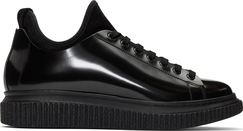 Officine Creative Black Krace 10 Sneakers