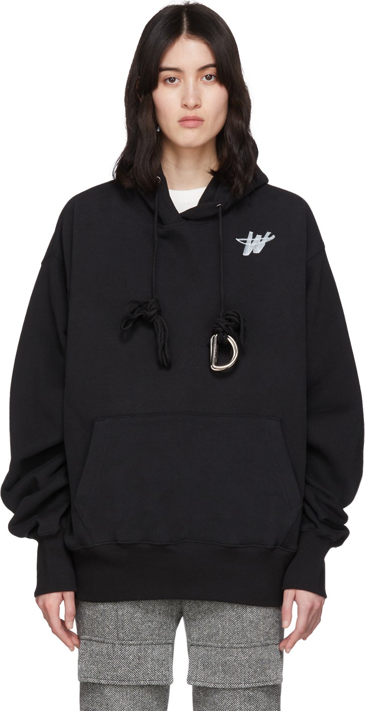 We11done Grey Herringbone Pocket Trousers