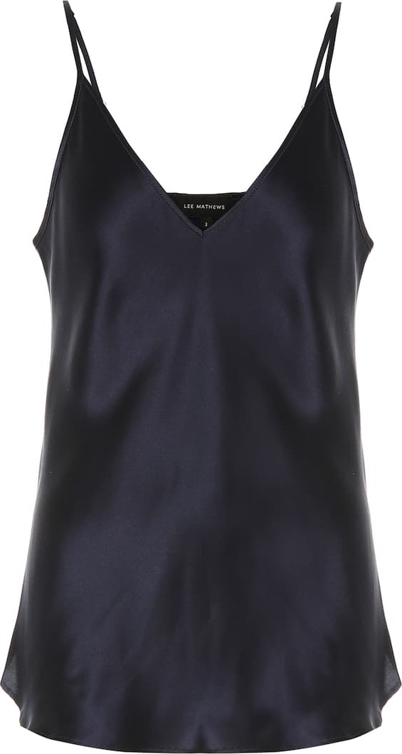 Lee Mathews Rose silk-satin camisole