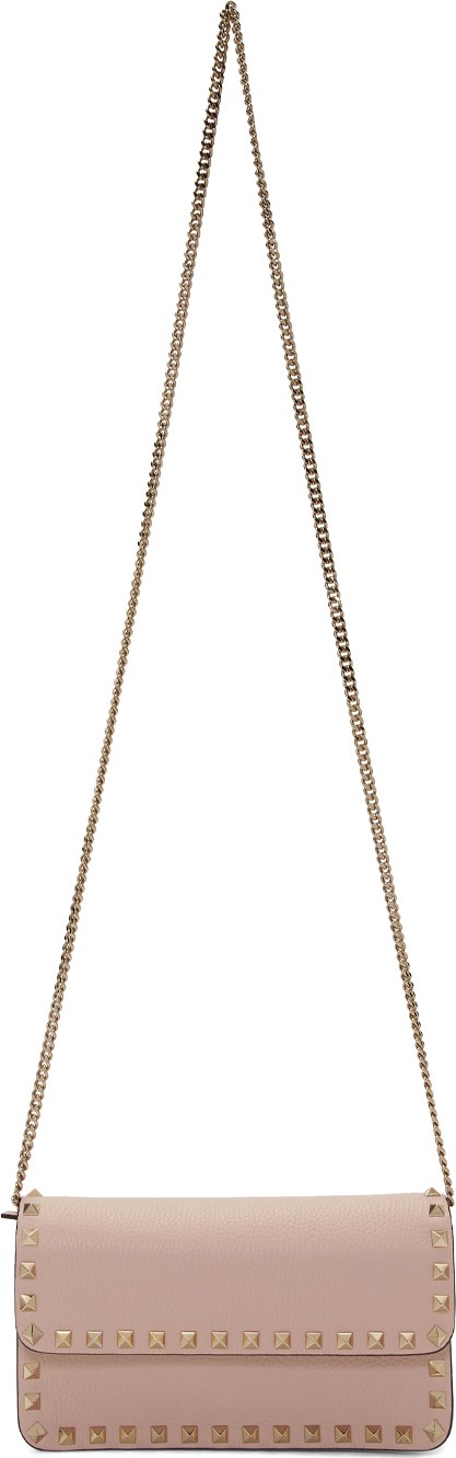 Valentino Pink Valentino Garavani Rockstud Chain Bag
