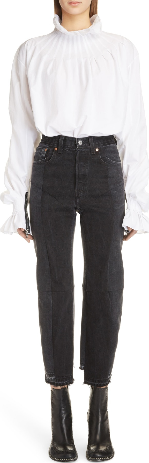 J.W.Anderson Pleated Collar Blouse