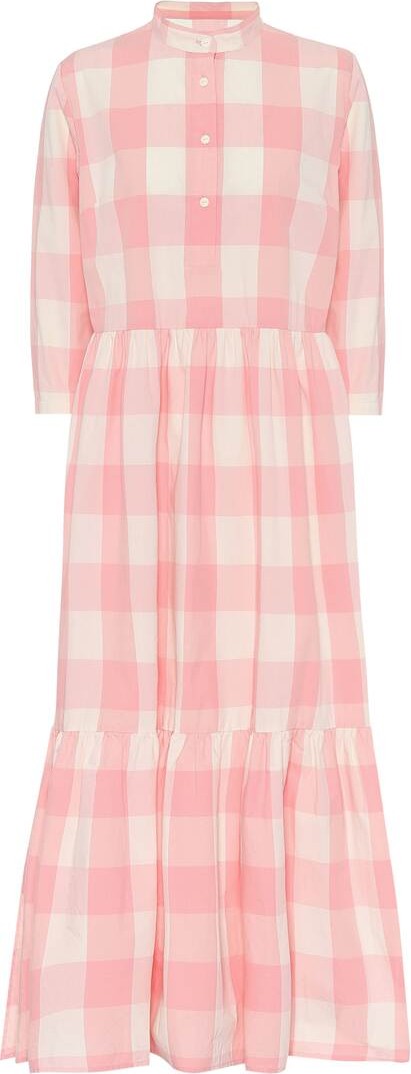 Woolrich Checked cotton shirt dress