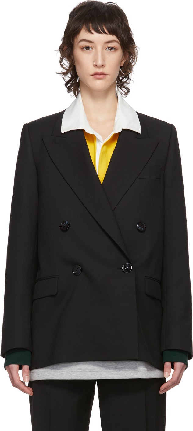 Acne Studios Black Summer Wool Janny Blazer