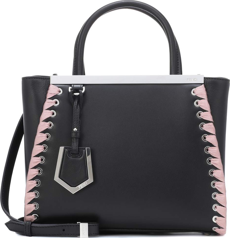 Fendi Petite 2Jours leather tote