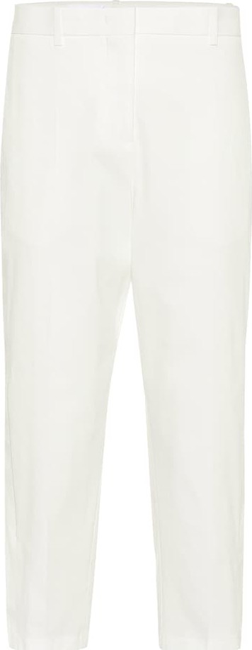 Jil Sander Cropped cotton twill pants