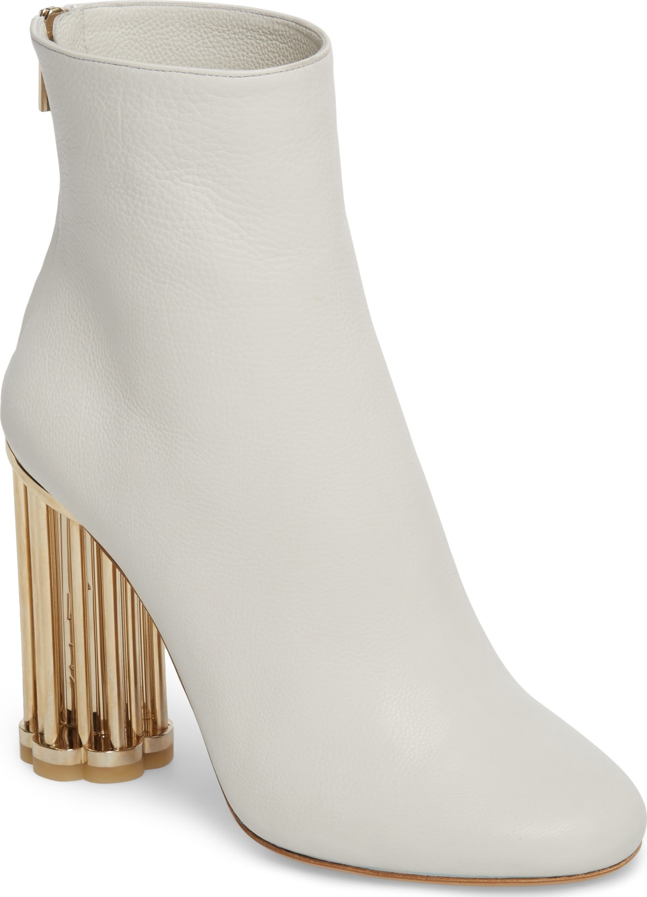 Salvatore Ferragamo Coriano Statement Heel Bootie