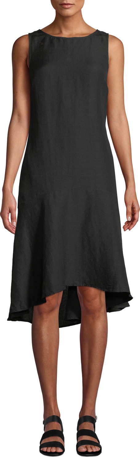 Tommy Bahama Sleeveless Linen Flounce Coverup Dress