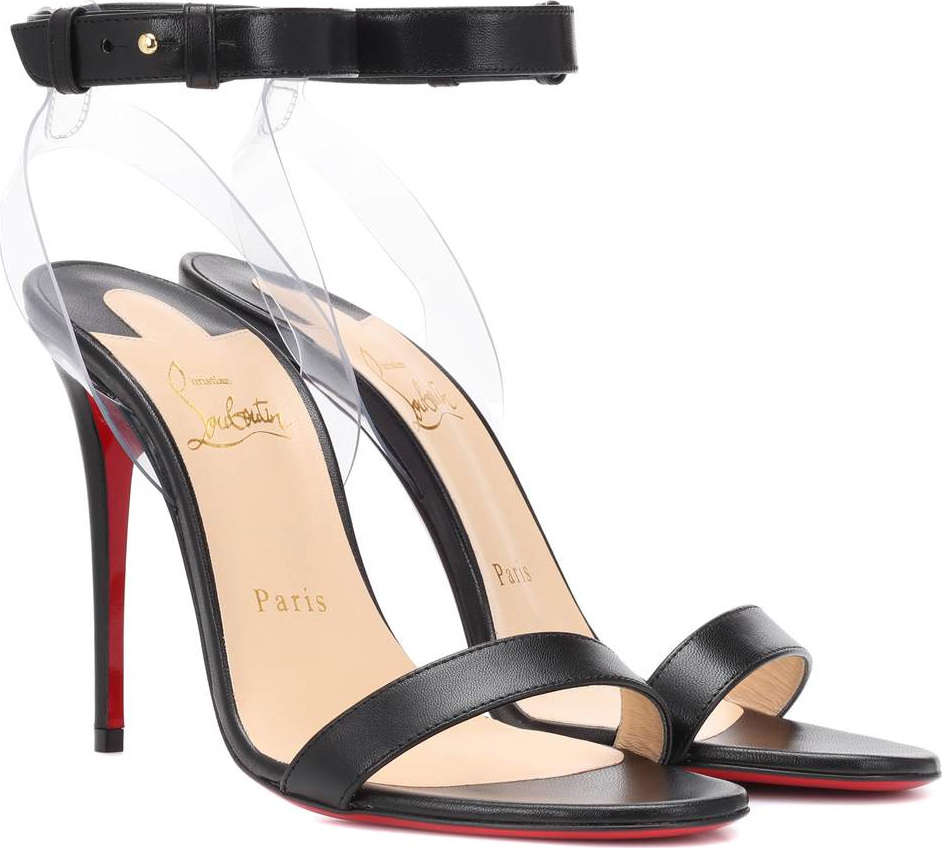 Christian Louboutin Jonatina 100 leather sandals