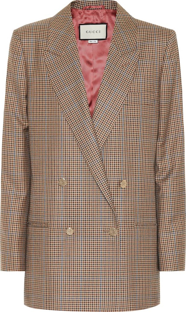 Gucci Checked wool blazer