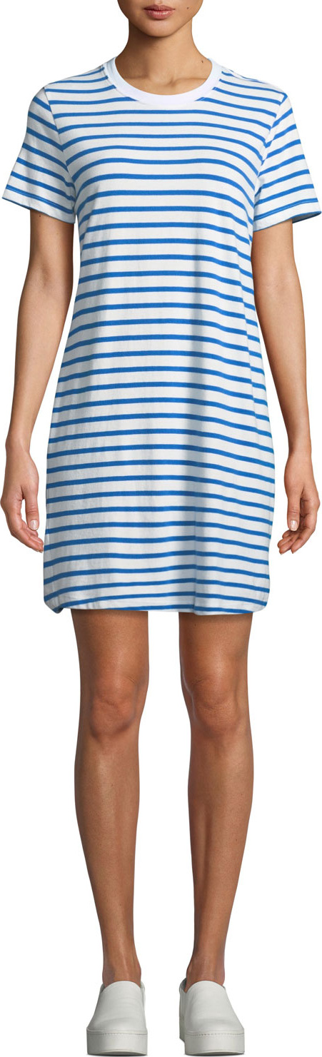 Current/Elliott Beatnik Striped Crewneck Tee Dress