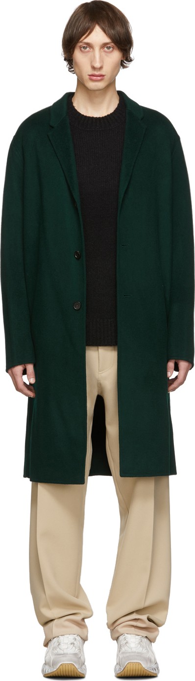 Acne Studios Green Chad Coat