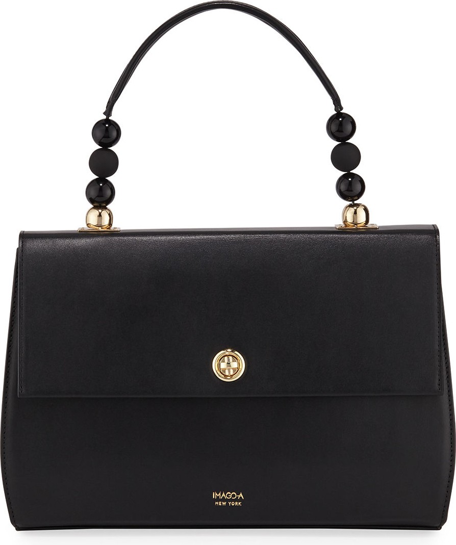 IMAGO-A Carre Leather Top Handle Bag