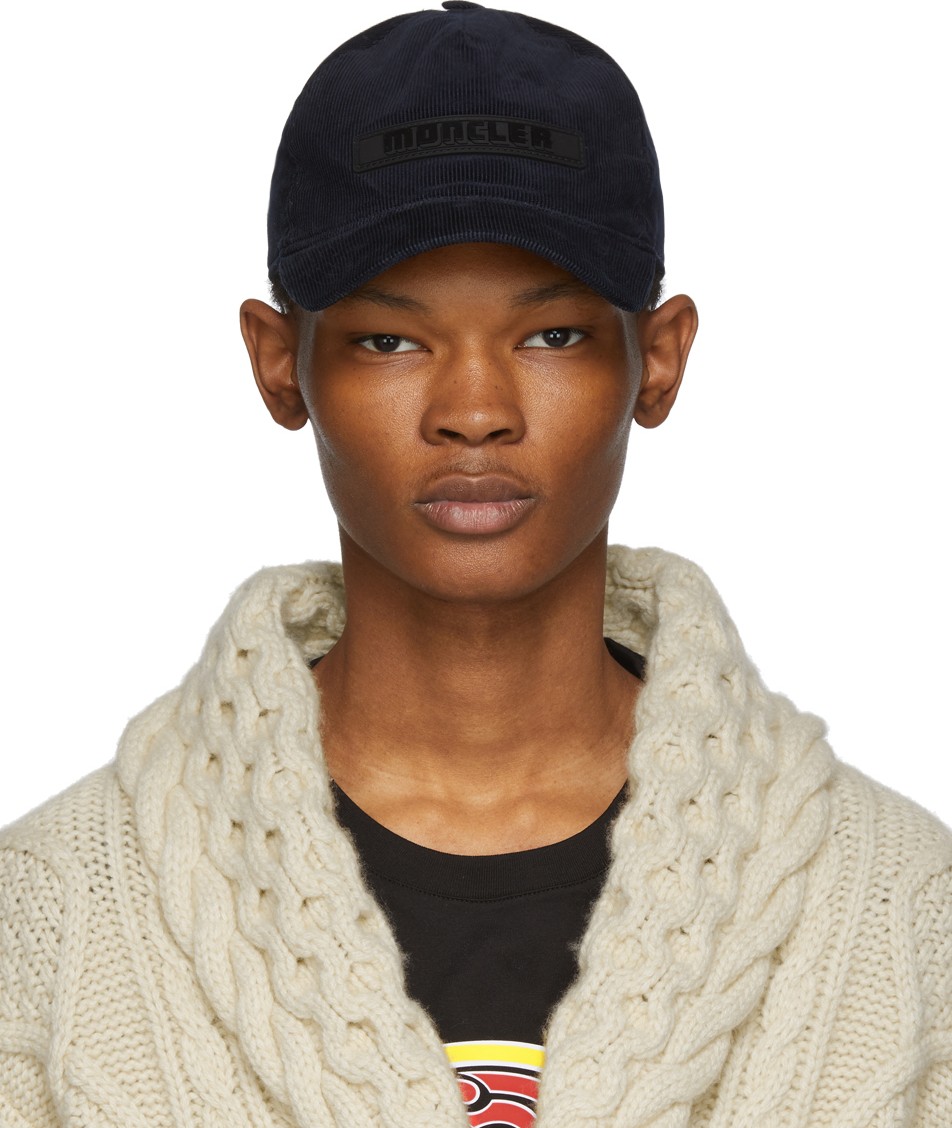 Moncler Navy Berretto Cap