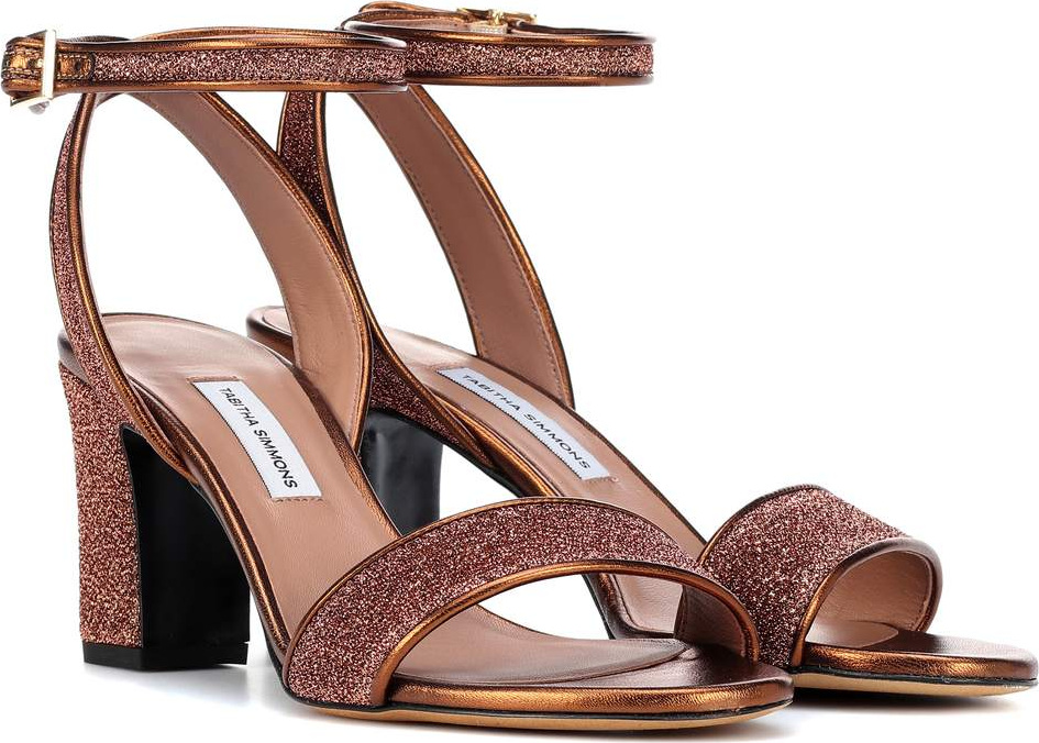 Tabitha Simmons Leticia metallic sandals