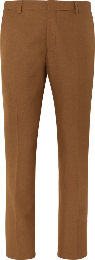 Dries Van Noten Camel Slim-Fit Cropped Wool-Blend Twill Suit Trousers