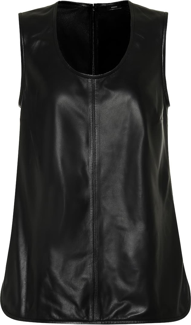Joseph Leather tank top