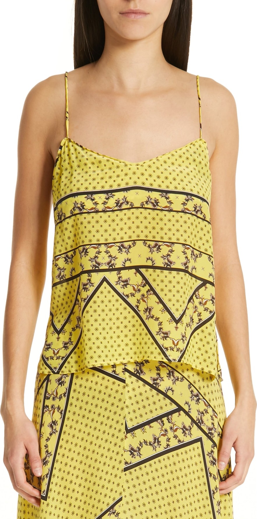 Ganni Paisley & Floral Print Tank