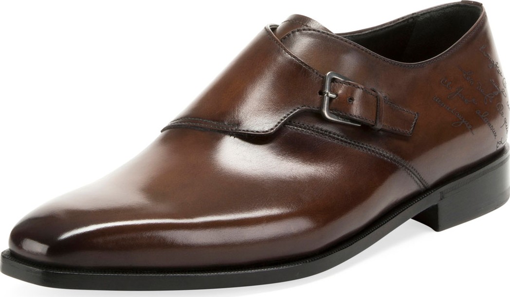 Berluti Men's Venezia Scritto Loafers