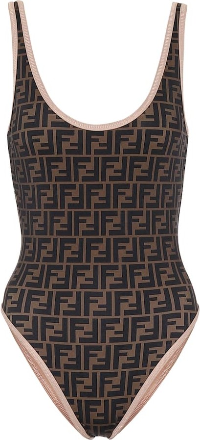Fendi Reversible logo one-piece swimsuit