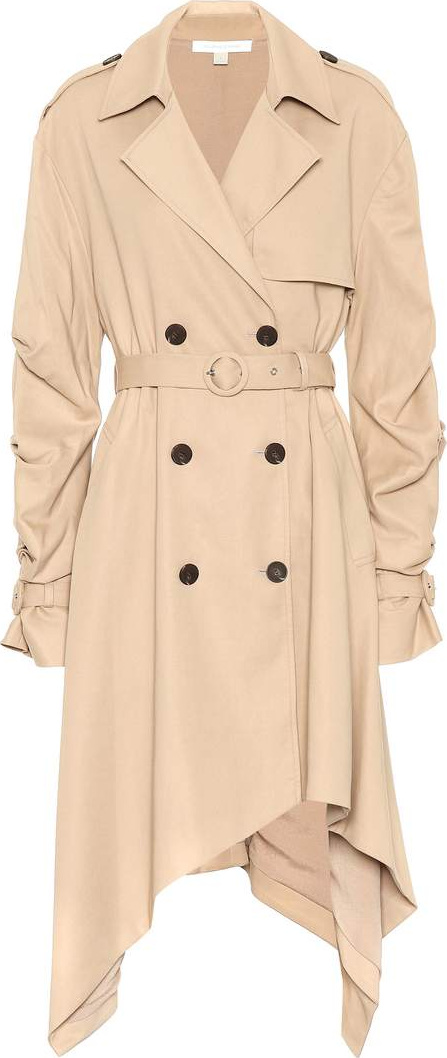 Jonathan Simkhai Draped cotton trench coat