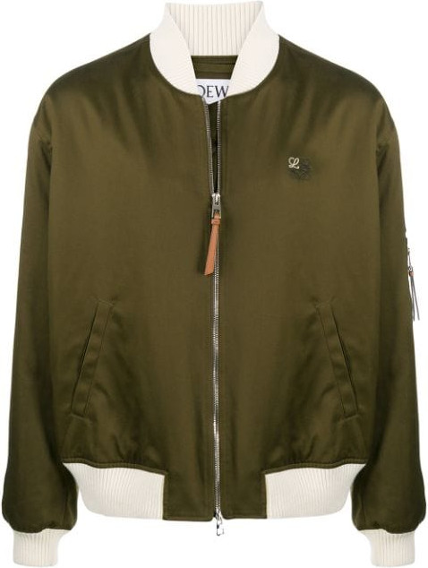 LOEWE - Two-tone bomber jacket
