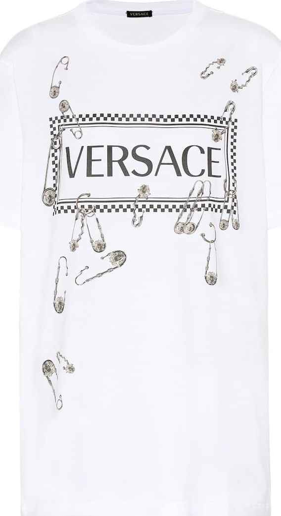 Versace Logo cotton T-shirt