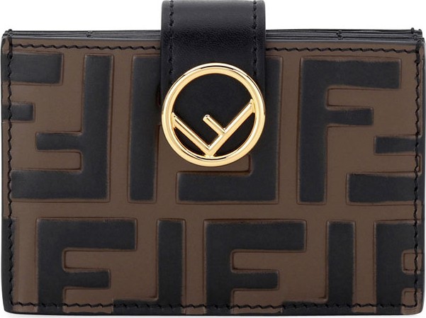 Fendi FF-Embossed Liberty Wallet