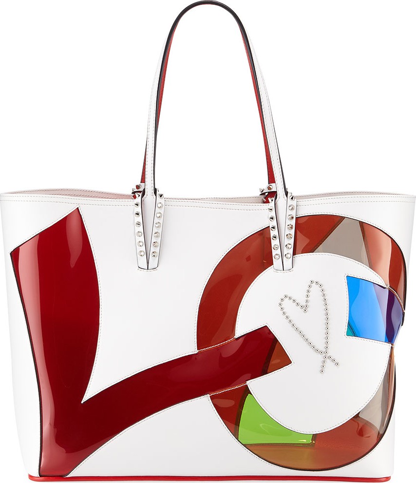 Christian Louboutin Cabata Love Calf Paris Tote Bag