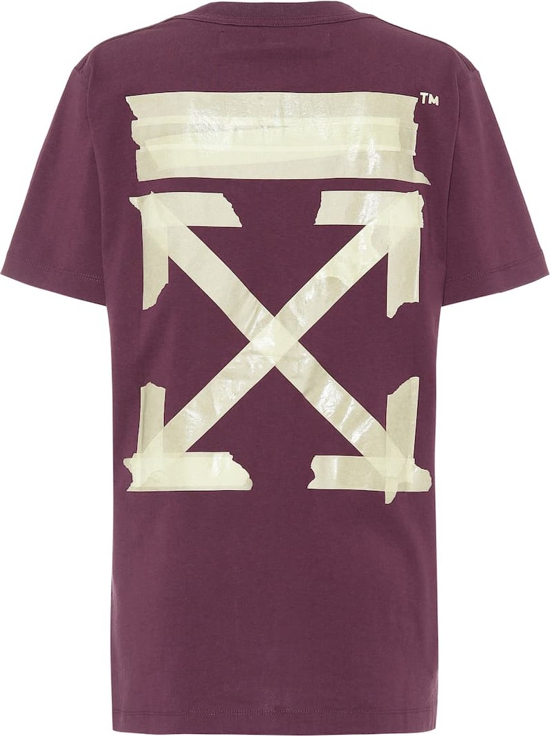 Off White Oversized printed cotton T-shirt